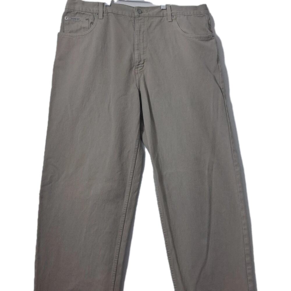Calvin Klein Jeans Men's Size 40×32 Beige Vintage Denim RN 36009